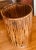 Vintage Bamboo Handmade Laundry Barrel Shape Hamper Made in Hawaii Can Be Used as a Container Too For Sale - Image 10 of 10