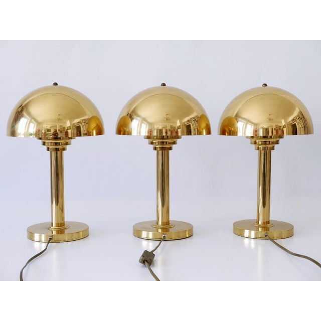 Brass Table Lamp from WSB Germany, 1970s For Sale - Image 6 of 18