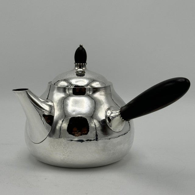 Metal Georg Jensen Six Piece Sterling Silver Tea and Coffee Service Denmark 1915 For Sale - Image 7 of 14
