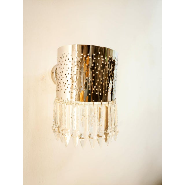 Wall Light with Crystals For Sale - Image 4 of 16