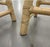 McGuire San Francisco Whitewashed Rattan Leather Stools, a Pair For Sale - Image 9 of 11