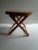 Beautiful mid-century children's stool or seat. Made of wood in Yugoslavia, and marked as such underneath. Stained a...