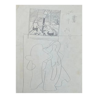 1970s Larry Connatser Drawing For Sale