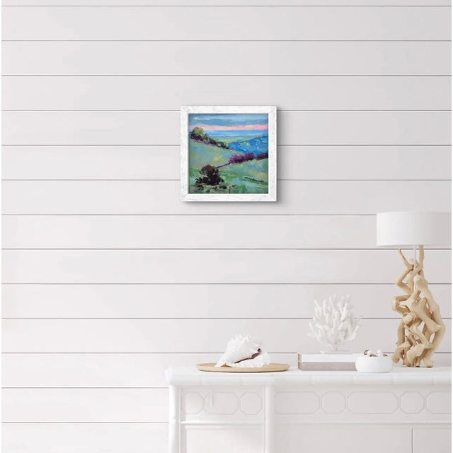 Contemporary Modern Impressionist Mt. Diablo Sunset Oil Painting For Sale - Image 3 of 7