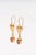 Early 21st Century Pair of 22k Gold Garnet Earrings, A Pair For Sale - Image 5 of 12