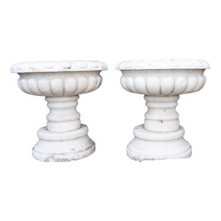 English Stone Garden Planters, Set of 2 For Sale