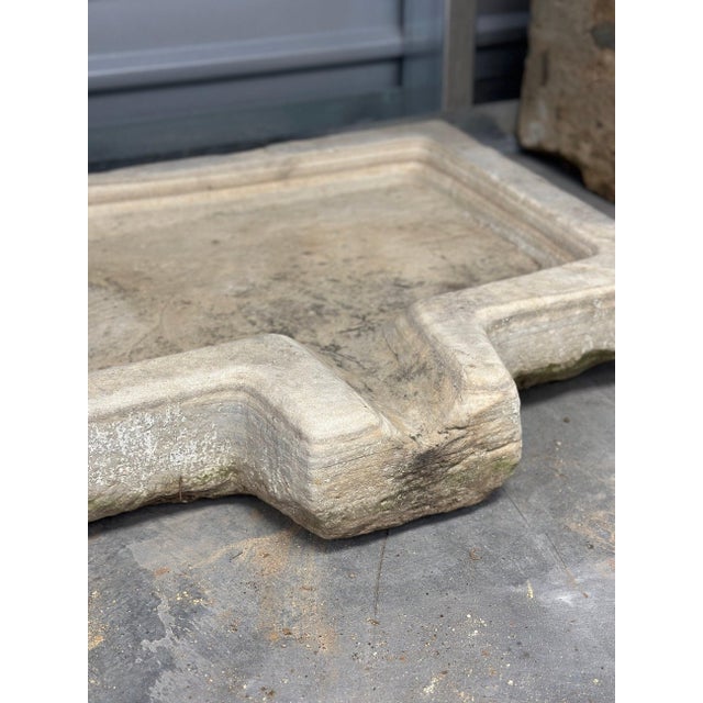 Rare 18th Century Antique French Stone Sink/Basin For Sale - Image 4 of 9