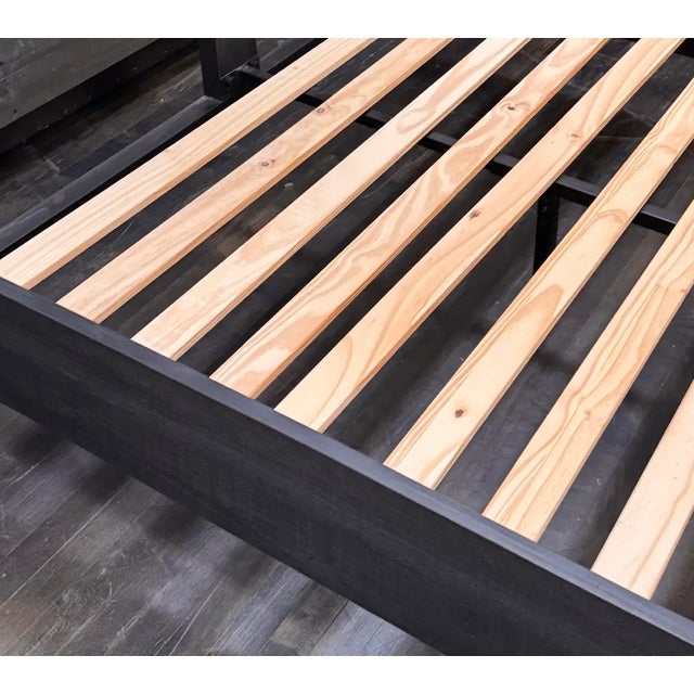 Queen Size Zin Home Elle Brass Bed Frame For Sale In San Francisco - Image 6 of 12