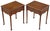 Mid-Century Burr Walnut Bedside Tables from the Savoy Hotel, London, 1950s, Set of 2 For Sale - Image 13 of 13