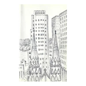 1980s Myriam Cahn St Peters New York Drawing