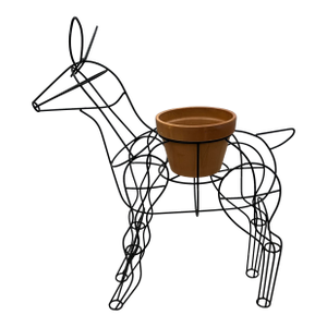 1980s Figural Iron Planter