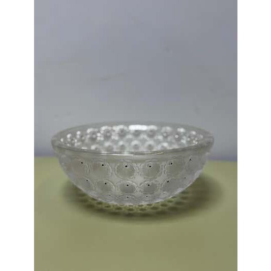 René Lalique René Lalique Art Deco Nemours Bowl, Glass, France, 10-Inch Diameter For Sale - Image 4 of 13