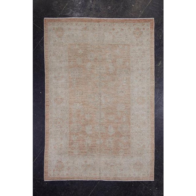 Turkish Oushak Rug 5' x 7'5" For Sale - Image 9 of 9