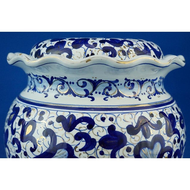 Albarello Ceramic Pharmacy Vase from Cacf, Faenza, Italy, 1960s For Sale - Image 12 of 18