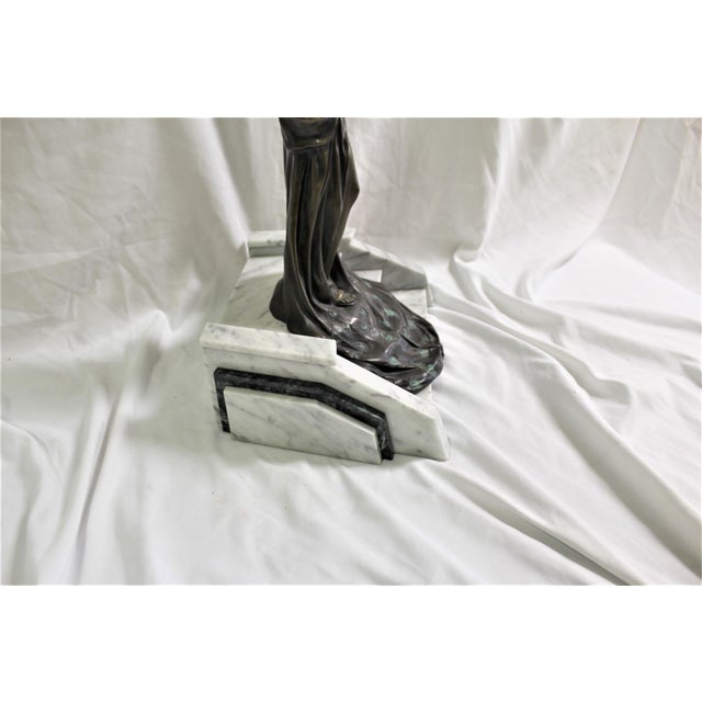 1990s Mid Century/Modern Deco Sculpture Bronze For Sale - Image 10 of 18