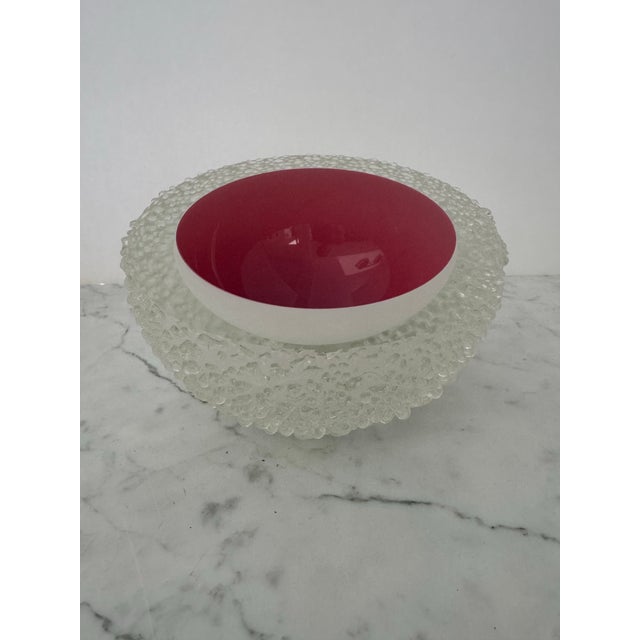 Contemporary Contemporary Art Glass Bowl by Artist Molly Stone For Sale - Image 3 of 5