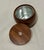 Quaker Vintage Mid-Century Modern Apple Shaped Ice Bucket Quaker Solid American Walnut For Sale - Image 4 of 12