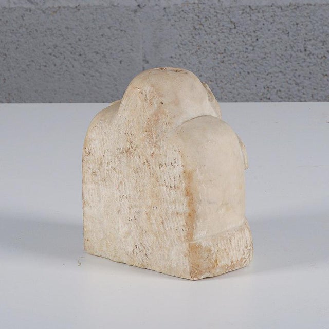 Stone Stone Base with Carved Leaf Motifs, Italy, Late 19th Century For Sale - Image 7 of 10