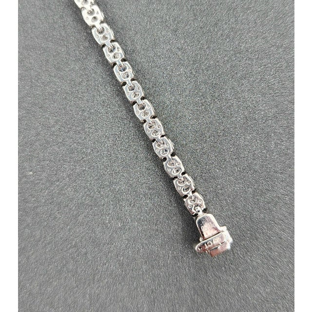 6.68 Ct Diamond Tennis Bracelet For Sale In Chicago - Image 6 of 8