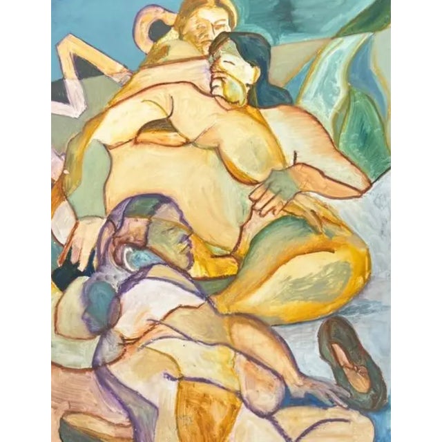 Mid 20th Century Mid Century Gouache Painting Attributed to James Gordaneer - A Shoe For Sale - Image 5 of 10