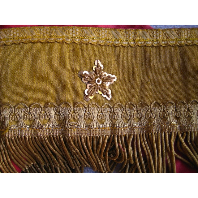 French Metallic Trim and Stars Alter Ornement 19 Century For Sale - Image 6 of 7