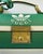 Rare Limited Edition GUCCI x adidas golf ball case handbag or shoulder bag in green and white color ways, with removable...