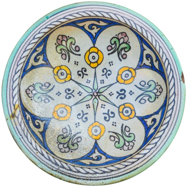 Moorish Ceramic Plate For Sale - Image 11 of 11