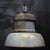 Old German Train Station Light by Pötter & Schütze GmbH Light grey enamel met big cast iron top White interior This piece...
