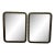Restoration Hardware Teen Pierced Metal Wall Mirrors, Pair For Sale