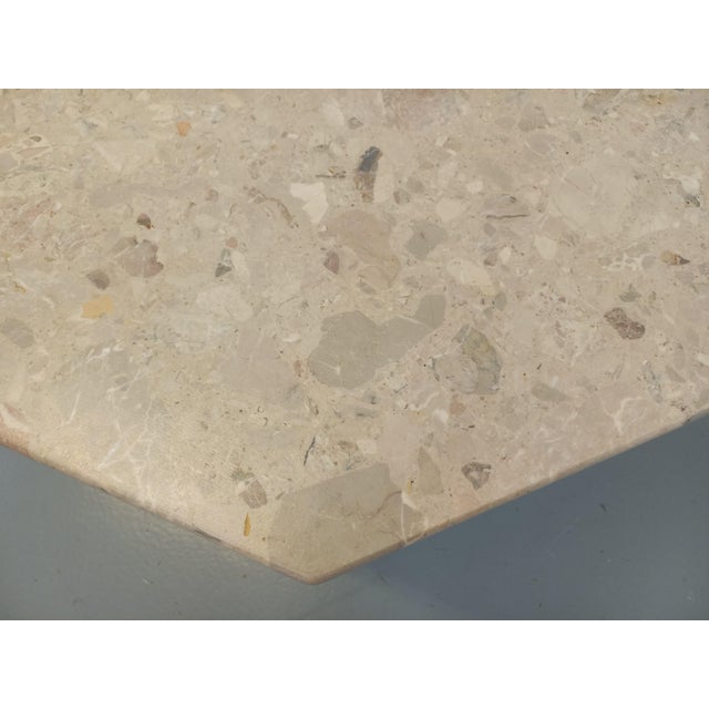 Vintage Octagonal Marble Dining Table, 1970s For Sale - Image 16 of 18