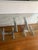 Chrome U Shape Bases Glass Square Top End Side Tables Stands - A Pair For Sale - Image 4 of 4