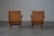 Brown Dutch Teak and Webbing Chairs, 1950s, Set of 2 For Sale - Image 8 of 17