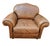 Experience the Pinnacle of Classic Comfort With Premium Hancock & Moore Leather Club Chair & Matching Ottoman For Sale - Image 9 of 10