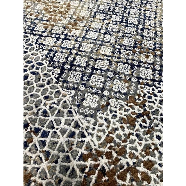 1990s Modern Abstract Area Rug 8x10 For Sale - Image 4 of 12