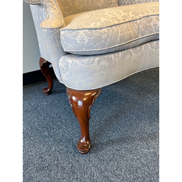 Vintage Southwood Traditional Wingback Chair For Sale - Image 11 of 12