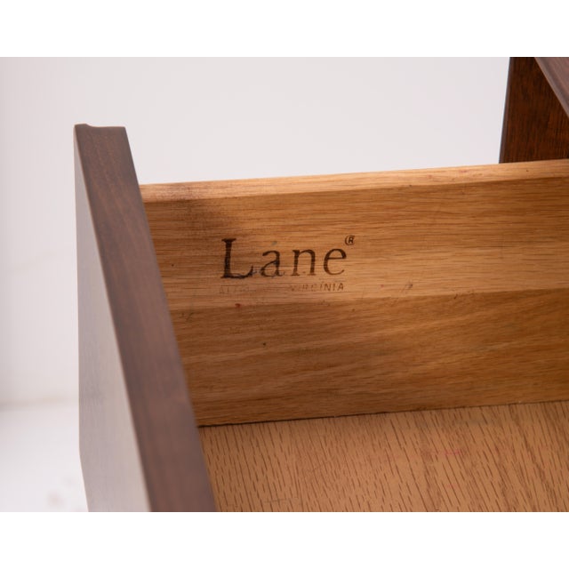 113 Lane "Tower Suite" Credenza Walnut Rosewood Chrome Mid Century 1970s For Sale - Image 18 of 18