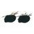 Mid-Century Heron and Duck Figurines in Brass and Green Metal, 1950s, Set of 2 For Sale - Image 13 of 14