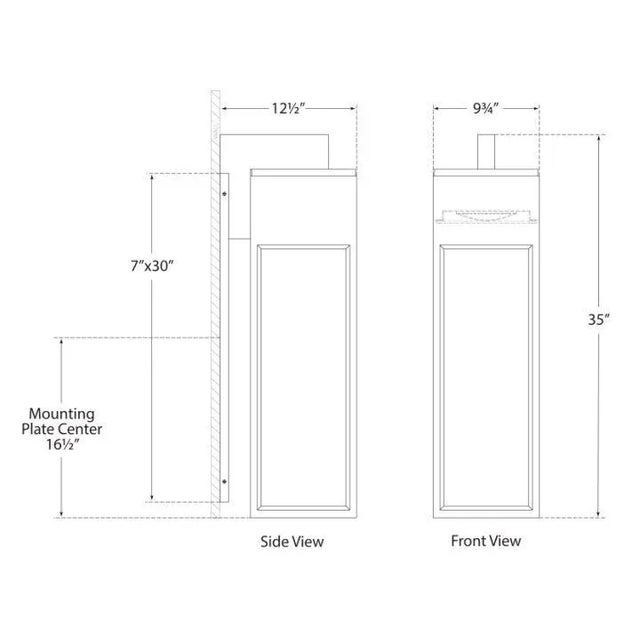Modern Chapman & Myers for Visual Comfort Signature Irvine Grande Bracketed Wall Lantern in Bronze with Clear Glass For Sale - Image 3 of 3