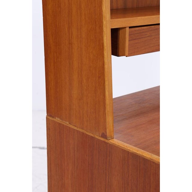 Mid-Century Teak Bookcase with Drawers For Sale - Image 12 of 17