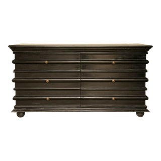 Ascona Chest in Hand Rubbed Black For Sale