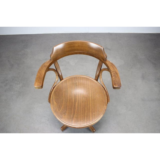 Bentwood Swivel Armchair by Michael Thonet for Ton, Former Czechoslovakia, 1993 For Sale - Image 3 of 13