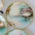 Rare Hand-Painted Bavarian Seashell Dessert Set, Signed Artist Porcelain Plates & Serving Bowl For Sale In Raleigh - Image 6 of 10