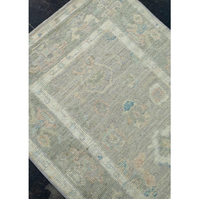 Early 21st Century Turkish Oushak Runner Rug 2'10" x 14' #17813 For Sale - Image 5 of 8