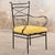 1940s Pair of Neoclassical Style Bronze-Mounted Iron Armchairs Attributed to Comte, C. 1940 For Sale - Image 5 of 8
