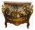 Vintage Louis XV Bombe Chest - Hand-Painted French Marble Top Dresser For Sale