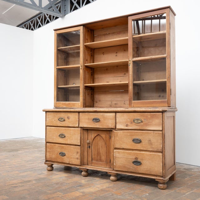 Antique Blonde Pine Dresser, 1900 For Sale - Image 12 of 12