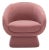 Kiana Modern Accent Chair - Dusty Rose For Sale