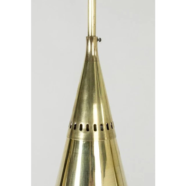 Vintage Brass Ceiling Lights by Birger Dahl, 1950s, Set of 3 For Sale - Image 9 of 11