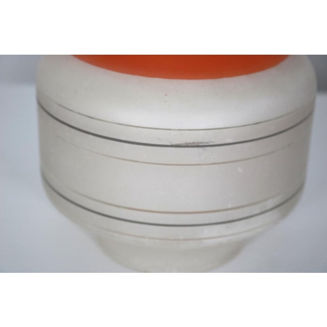 Italian Red, Yellow and Blue Glass Pendant Lights in the Style of Vitosi, 1960s, Set of 3 For Sale - Image 6 of 18