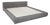 Ipanema Fabric Bed in Grey by Poliform For Sale